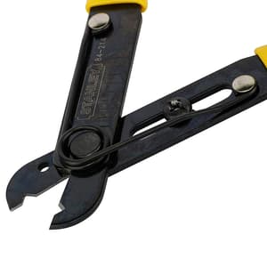 Stanley 5-1/4 inch / 130 mm Wire Stripper (Black and Yellow), 84-214-22