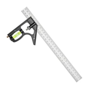 Hogert 0 - 300 mm Combination Square (Polish Finish), HT4M217