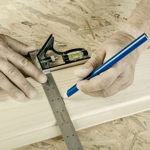 Hogert 0 - 300 mm Combination Square (Polish Finish), HT4M217