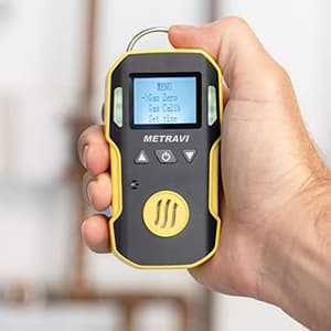 Metravi 0 - 1000 PPM Portable Single Gas Detector (High Alarm 200 PPM), GD-09-CO-A