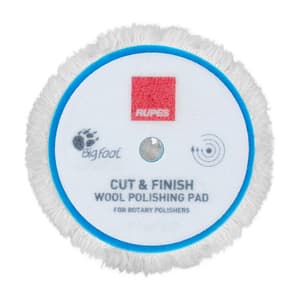 Rupes 200 mm Dia. Cut & Finish Wool Polishing Pad for Rotary Polishers, 9.BL200F