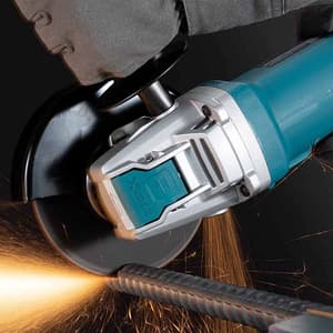 Makita 125 mm (5") 1400 W Angle Grinder with Anti-Restart Function & Soft Start, GA5080R