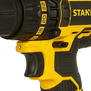 Stanley 18V / 1.3 Ah / 13mm Cordless Hammer Drill Driver With 2 Batteries & Charger, SCH20C2K