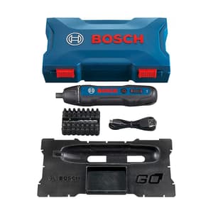 Bosch 3.6V Lithium-ion Cordless Screwdriver Kit (33 Pcs Screwdriver Bit Set), Go 2.0 Kit