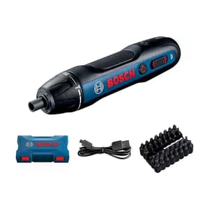 Bosch 3.6V Lithium-ion Cordless Screwdriver Kit (33 Pcs Screwdriver Bit Set), Go 2.0 Kit