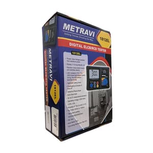 Metravi 3-1/2 Digits / 500mA Current Rating Digital RCD / ELCB Tester, 1812 EL