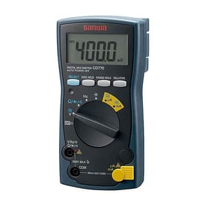 Sanwa 4000 Count Digital Multimeter with Continuity Buzzer, CD770
