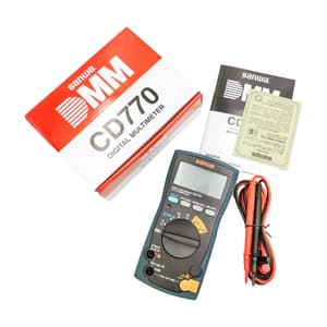 Sanwa 4000 Count Digital Multimeter with Continuity Buzzer, CD770