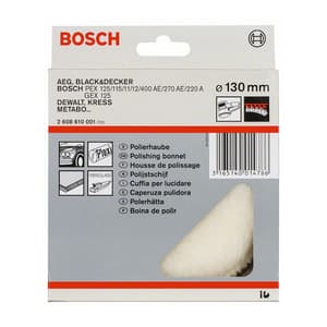 Bosch 130 mm Lambswool Bonnet For Random Orbit Sanders, 2 608 610 001