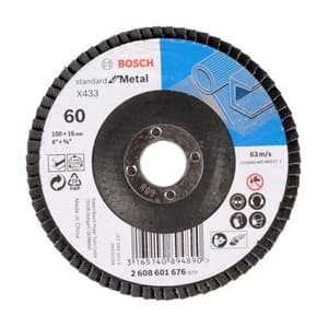 Bosch 180 mm x 22.23 mm / 80 Grit Flap Disc (Pack of 10 Pcs), 2 608 601 686
