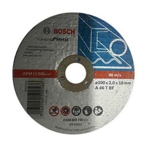 Bosch 100 x 2 mm Cutting Wheel Standard for Metal (Pack of 25 Pcs), 2 608 602 745