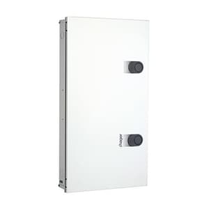 Hager Novello+ 16 + 2 Way Double Door - TPN Tier PPI DBs (IP43), VYP16DH