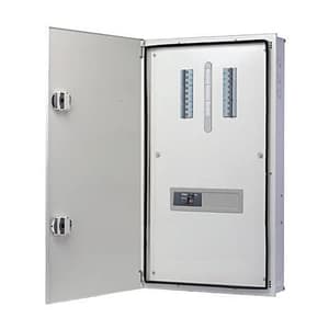 Hager Novello+ 8 Way Double Door - Vertical TPN DBs (IP43), VYV08DM2-P