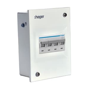 Hager Novello+ 8 Way - One Way Enclosure Box (IP30), VYM08C