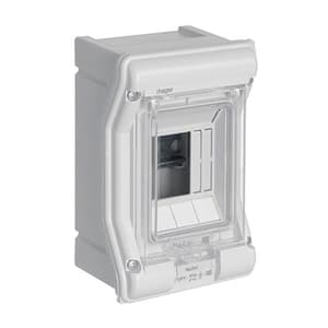 Hager Novello+ 1 Row Double Door - Vector Enclosure (IP65), VE103L