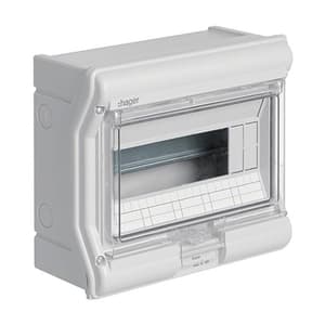 Hager Novello+ 1 Row Double Door - Vector Enclosure (IP65), VE110L