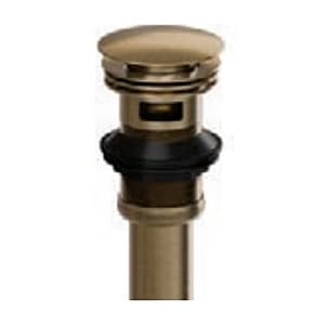 Kohler Complementary Clicker Drain Big Cap with Overflow In Polished Brushed Bronze Finish, K-7120IN-BV