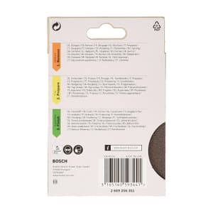Bosch 97 x 120 x 12 mm DIY Contour Sanding Pad - Super Fine Grit (Pack of 2 Pcs), 2 609 256 351