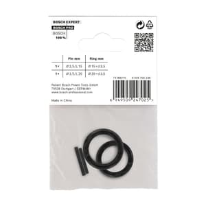 Bosch 3/8 inch Retaining Ring & Pin Set for PRO Impact Socket (Pack of 4 Pcs), 2 608 003 065