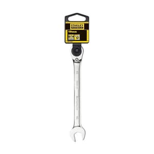 Stanley 19 mm Fatmax Anti-Slip Reversible Combination Ratchet Wrenches, FMMT13096-0
