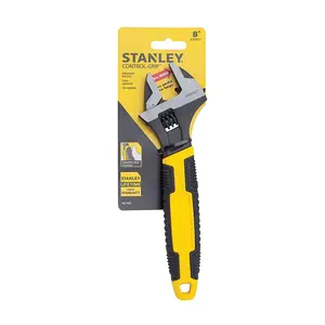 Stanley 200 mm / 8 inch Max Steel Adjustable Wrench (Phosphate Finish), 0-90-948