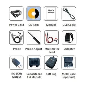 Owon 20MHz / 500MS/s Single Channel Handheld Digital Storage Oscilloscope & Digital Multimeter, HDS 1021M-N