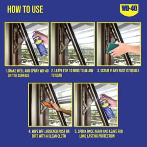 WD-40 170 Gms Multipurpose Rust Removal Spray (Pack of 12 Pcs)