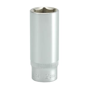Yato 23 mm, 1/2 Inch Sq. Drive Hexagonal Deep Socket 6PT, YT- 1236