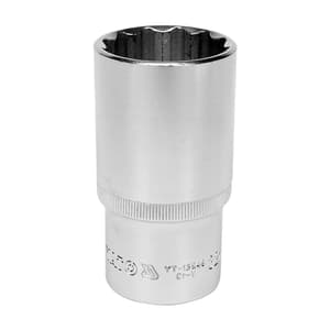 Yato 32 mm, 1/2 Inch Sq. Drive Bi-Hexagonal Deep Socket, YT-12949