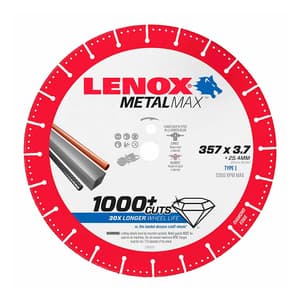 Lenox 14 inch / 357 mm MetalMax Cut Off Wheel, 1985500