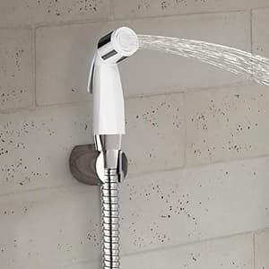 Kohler Complementary Health Faucet With White Side Spray, Metal Hose In Polished Chrome Finish, K-12925IN-CP