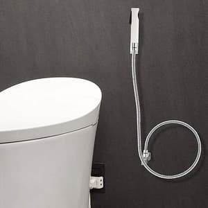 Kohler Cuff Health Faucet With 1.2 Mtr Flexible Hose In White, K-98100IN-0