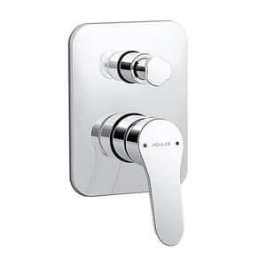 Kohler Accliv AT230 Aqua Turbo Bath & Shower Valve Trim In Polished Chrome Finish, K-33118IN-4FP-CP