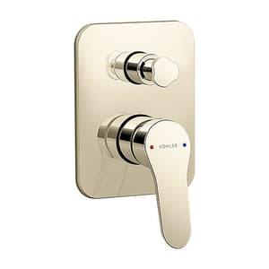 Kohler Accliv AT230 Aqua Turbo Bath & Shower Valve Trim In French Gold Finish, K-33118IN-4FP-AF