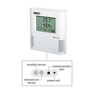Insize -30°C to 70°C Temperature & Humidity Data Logger (Built-in Sensor), 0311-3070