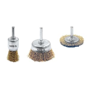 Yato Cup Brush with Shaft Set, YT-4755