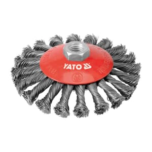 Yato 125 mm Dia. Circular Brush  (Twist Inox Wire), YT-4764