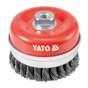 Yato 100 mm Dia. Cup Brush (Twist Steel Wire), YT-4769