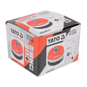Yato 100 mm Dia. Cup Brush (Twist Steel Wire), YT-4769