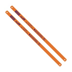Bipico 300 x 12.5 x 0.63 mm, 12 x 1/2 x 0.025 Inch All Hard High Speed Steel Hacksaw Blade - Plus 14 (Pack of 10 Pcs)