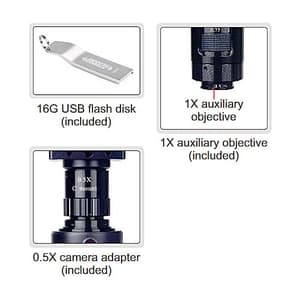 Insize 20 - 123X Auto Focus Digital Microscope with Display, 5303-AF103