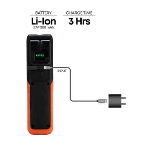 Groz 160 Lumens Hands Free Multi-functional Worklight with 360° Rotating Hook, LED/390