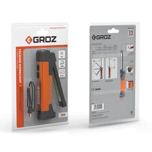 Groz 400 Lumens Folding & Intensity Control Worklight, LED/185
