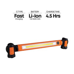 Groz 1000 Lumens Underhood Light with Magnetic Ends, LED/355