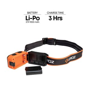 Groz 500 Lumens Headlamp with Dual Mode & Hand sensor, LED/225