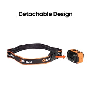 Groz 500 Lumens Headlamp with Dual Mode & Hand sensor, LED/225