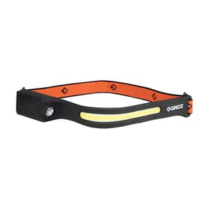 Groz 350 Lumens Strip Light Headlamp with Hand Sensor, LED/250
