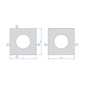 Insize 300 x 300 x 300 mm Granite Square, 4145-300