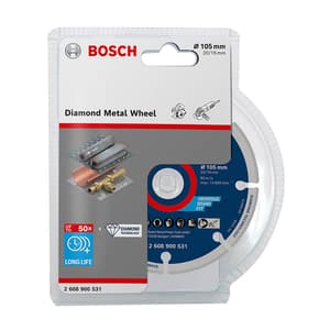 Bosch 105 mm Diamond Metal Cutting Wheel, 2 608 900 531