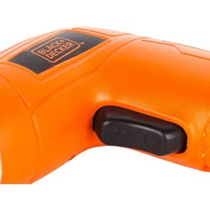 Black+Decker 3.6V Cordless Ni-Cd Screwdriver With 10 Pcs Bit Sets, KC3610-IN